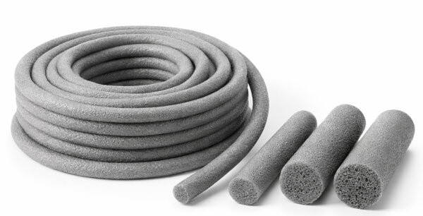 KAMAN PUR Rundschnur Ø 10–50 mm Länge 1 m Dichtschnur grau