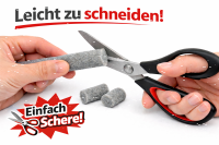 KAMAN PUR Rundschnur Ø 10–50 mm Länge 1 m Dichtschnur grau